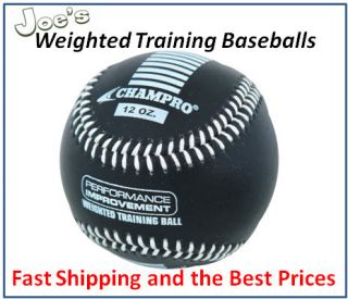 Joes USA Weighted Baseball Training Aid Pitching Practice Ball 12 oz