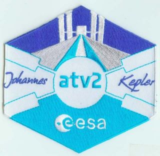 ATV 2 Johannes Kepler Iss Expedition 26 Space Patch
