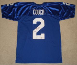Tim Couch Signed Autographed UK Kentucky Wildcats 2 Jersey w 1 Pick