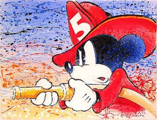 Mickey Mouse Number Five Fireman David Willardson Disney New Paper Le