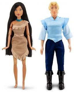  Princess Pocahontas Prince Captain John Smith Barbie Doll