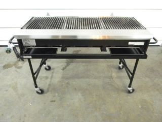 BIG JOHN GRILL A3P 6 BURNER PROPANE GAS BBQ BARBECUE STAINLESS STEEL