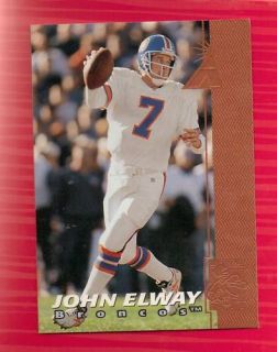 John Elway 3 of 9 1997 Quarterback Club Pinnacle  