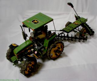 John Deere Handmade Toy Tractor Zimbabwe Africa  