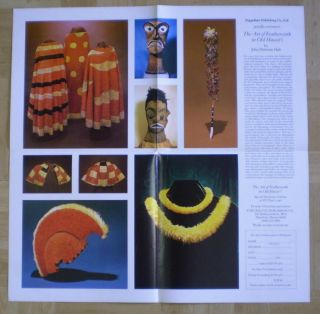 Featherwork in Old Hawaii John Dominis Holt New HB Book w DJ  