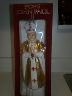 RARE Pope John Paul II Ameretto Decanter 24K Gold Lmtd  