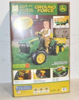 Peg Perego IG0R0039 John Deere Ground Force Tractor with Trailer  