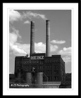 8 x 10 Matted Photo Pittsburgh PA Heinz Plant B W  