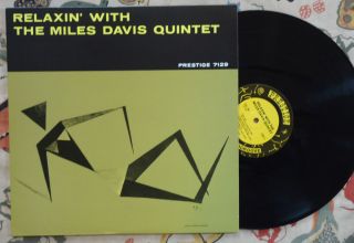 Relaxin' with The Miles Davis Quintet LP Prestige 1958 OJC re John Coltrane M  
