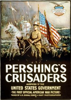 WW1 War Film General John J Pershings Crusaders New Poster Movie Ad Print 696  