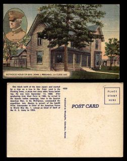 Gen John Pershing Home La Clede MO Postcard  
