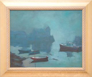 Ruth Jewell Impressionist Landscape Vintage Oil Listed Artist Excellent  