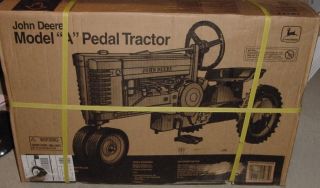 John Deere Model A Pedal Tractor by Ertl NIB Unassembled  