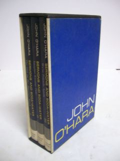 Sermons Soda Water 1960 John O'Hara 3 Book Box Set  