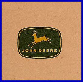 1960s Mahoney John Deere Matchcover Russell KS  