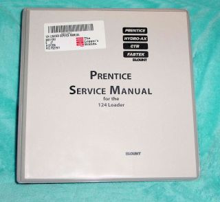 Prentice Knuckle Boom Loader 124 2124 Service Manual  