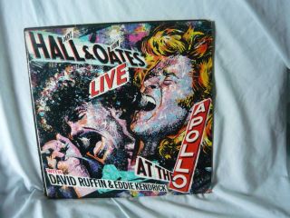 Hall and Oates Live at the Apollo LP Record Album  