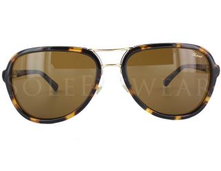 Chopard SCH 881s 300p Gold Brown Havana 59mm Sunglasses  