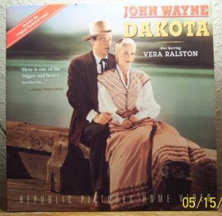 Dakota '45 Laserdisc LD RARE HTF John Wayne Vera Ralston Walter Brennan  
