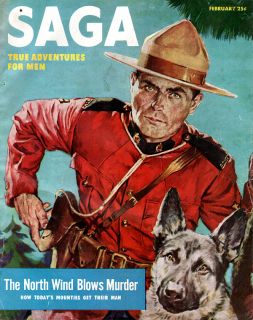 Saga Canadian Mountie Varmannie Walter Popp Rustling Saga of Bill Venero 1952  