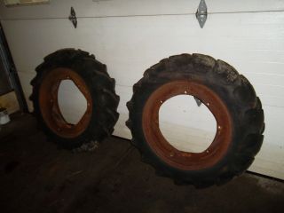 John Deere M Rear Rims and Tires  