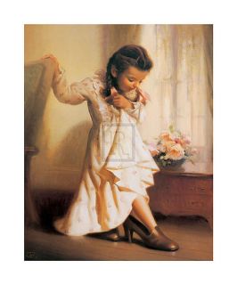 John Townsend "Her Mother's Shoes II" Charming Print  