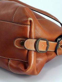 Patricia Nash P30401PAN Luggage Tan Genova Satchel Messenger Italian Leather  