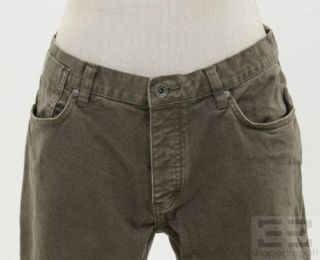 John Varvatos Men's Brown Denim 'Bowery' Jeans Size 34R  