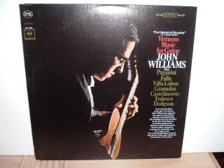 John Williams Virtuoso Music for Guitar Columbia Stereo Vinyl LP NM  