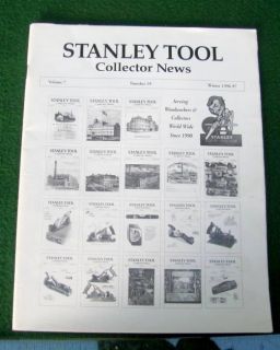 Issues 9 18 John Walters Stanley Tool Collector News w Planes Rules  