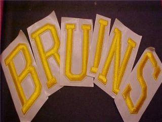 UCLA Bruins 4 5" Letter Patch Set Patches Jacket Patch John Wooden Walton Jabbar  