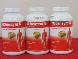 New Wobenzym N Joint Support Immune Support Tendon Health 2400 Tablets  