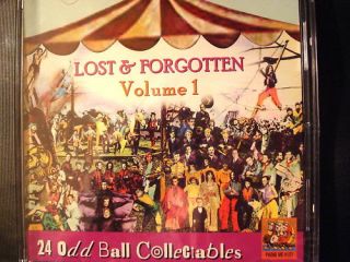 Lost Forgotten Vol 1 VA CD 24 Odd Ball Collectables Satans Johnny Rebel Stings  