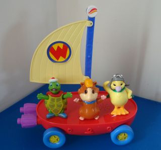 WONDERPETS WONDER PETS FLY BOAT FIGURES LOT FLYBOAT MING LINNY TUCK MUSICAL TOY  