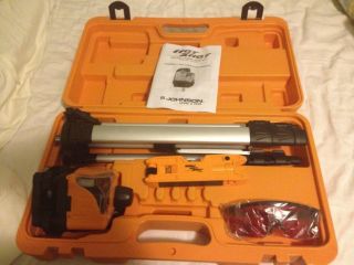 Johnson Level Tool Manual Rotary Laser Level Kit 40 0917  