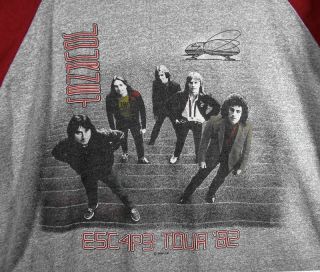 Journey 1982 Escape Tour Shirt Jersey Double Sided Stanley Mouse  