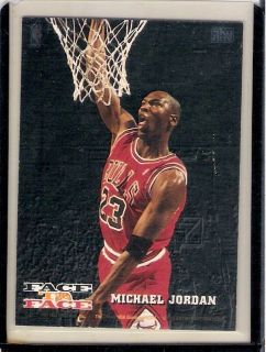 Michael Jordan 1993 Skybox Face to Face Card FTF10 Harold Miner  