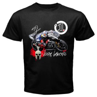 Jorge Lorenzo Yamaha Racing Moto GP Rider Mens Black T Shirt Size s 3XL  