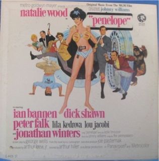 Penelope Soundtrack Jonathan Winters Natalie Wood LP  