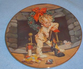 Joseph C Leyendecker Christmas Morning Plate  