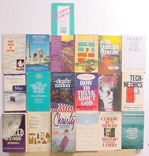 18 Books Religion Inspiration Only $3S H Lot C539  
