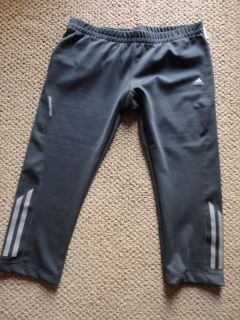 $45 Adidas ClimaLite Dark Gray Cspeed Formotion 3 4 Tights Capris Pants  