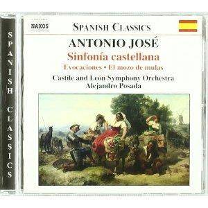 1 CENT CD Antonio Jose Sinfonia Castellana orchestral on Naxos SEALED  