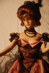 Josephine Doll and Outfit Franklin Mint Night Out At The Opera  