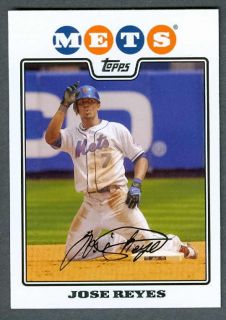 Jose Reyes 2008 Topps Card 60 NY Mets  