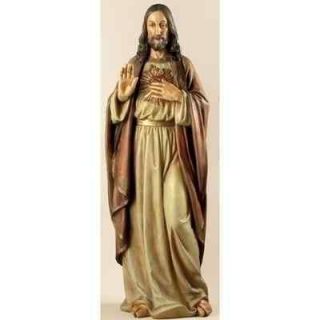 Joseph's Studio Sacred Heart of Jesus Hand Painted 37 5" Religious Statue  