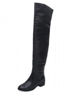 Joy Chen Over The Knee Baron J Boots Leather Size 11 Retail for $595  