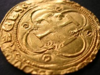RARE 1 Escudo Oro Spain Doubloon Gold COB Juana Carlos  