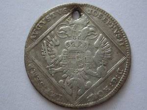 Joseph II 1772 Austria Lotharingia Silver Coin RARE  