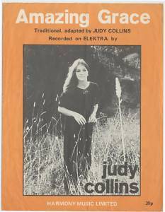 Judy Collins 70s Sheet Music Amazing Grace  
